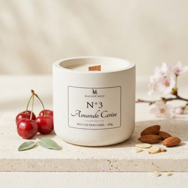 Bougie - N°3 Amande Cerise