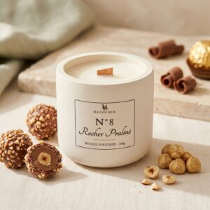 Bougie Rocher Praliné